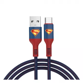 USB kablovi - WB Moye Superman USB-A to USB-C Charging Cable 01 1M
