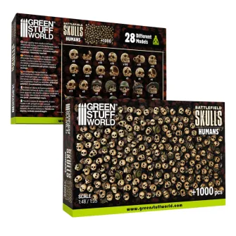 Warhammer pribor i oprema - 3D Printed - Skulls & Bones - Battlefield Skulls - Humans