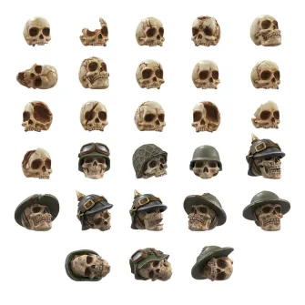 Warhammer pribor i oprema - 3D Printed - Skulls & Bones - Battlefield Skulls - Humans