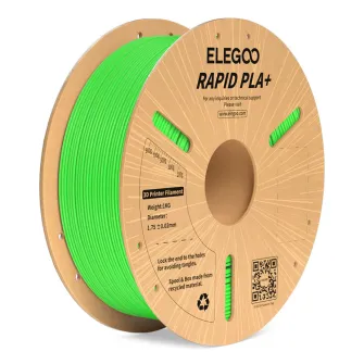 Dodatna oprema za 3D štampače - RAPID PLA+ 1.75mm Green 1kg-Paper Plate