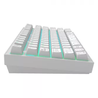 Gejmerske tastature - Dark Project ALU Terra Nova R2 White - Wireless Gaming Keyboard (ANSI)