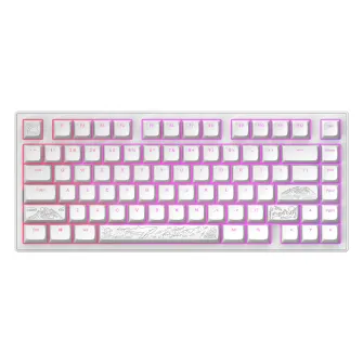 Gejmerske tastature - Dark Project ALU Terra Nostra R2 White - Wired Gaming Keyboard (ANSI)