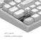 Dark Project ALU Terra Nostra R2 White - Wired Gaming Keyboard (ANSI)