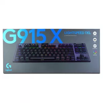 Gejmerske tastature - Logitech G915 X Low Profile Wireless Gaming Keyboard Black - US