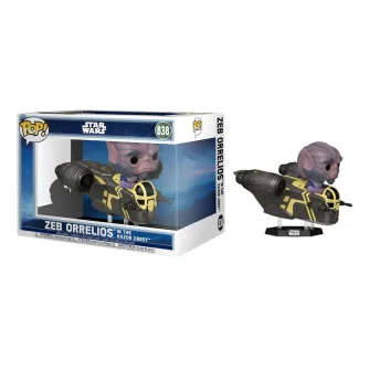 Funko POP! Figure - Funko POP! Rides DLX: The Mandalorian & Grogu - Zeb Orrelios In The Razor Crest