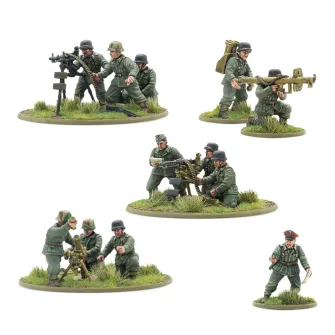 Vojne figure i diorame - German Heer Heavy weapons platoon