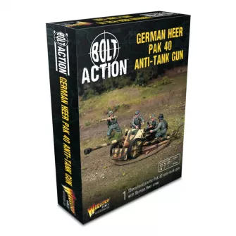 Vojne figure i diorame - German Heer Pak 40 anti-tank gun