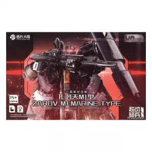 1/144 Ultra Action Trooper Zarov M1 Plastic Model Kit (Metallic Black)