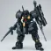 1/144 Ultra Action Trooper Zarov M1 Plastic Model Kit (Metallic Black)