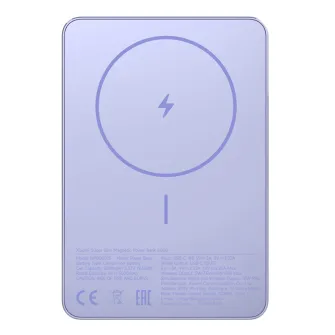 Power bank - Mi Super Slim Magnetic Power Bank 5000 Purple