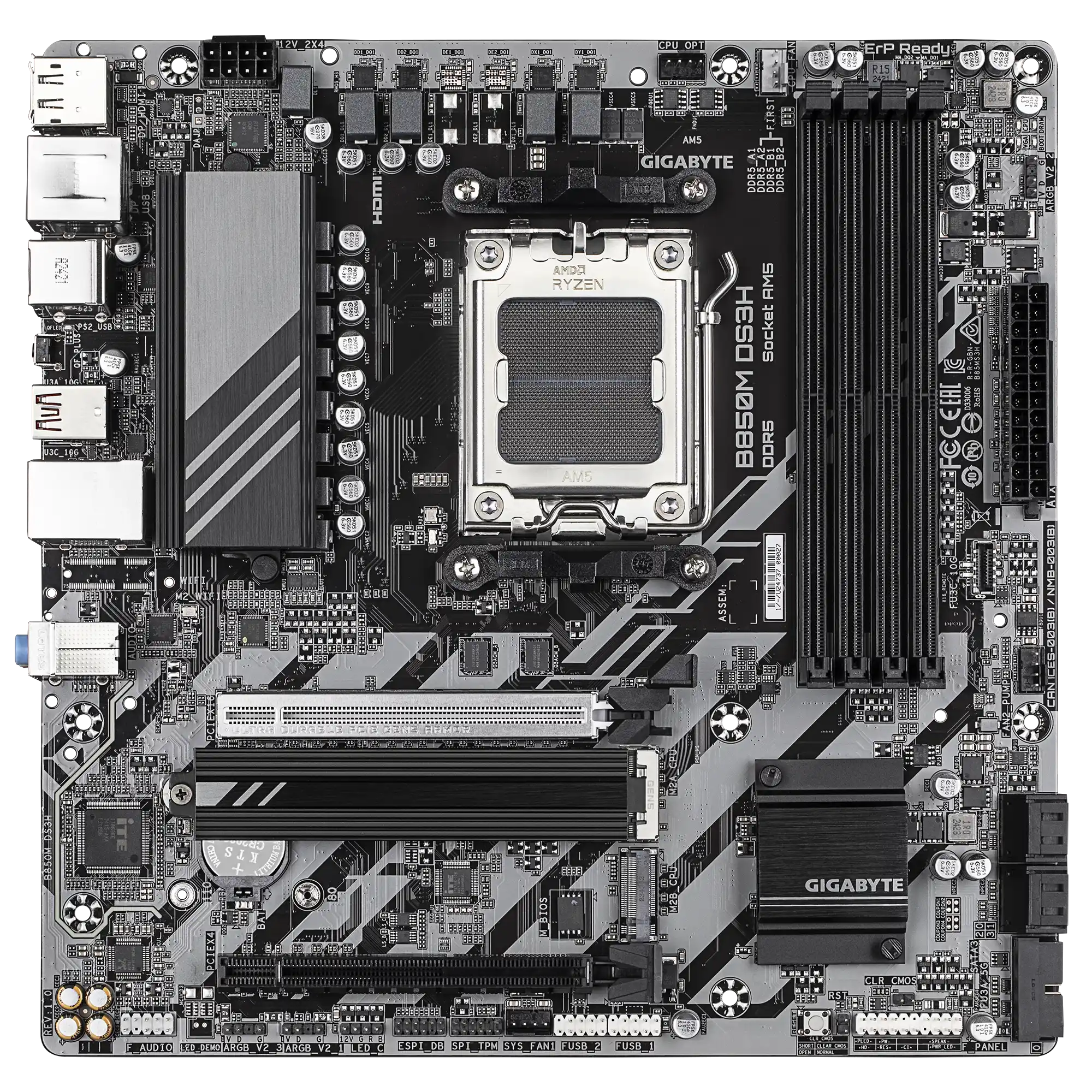 Matična ploča AM5 Gigabyte B850M  DS3H  DDR5 HDMI/DP/M.2