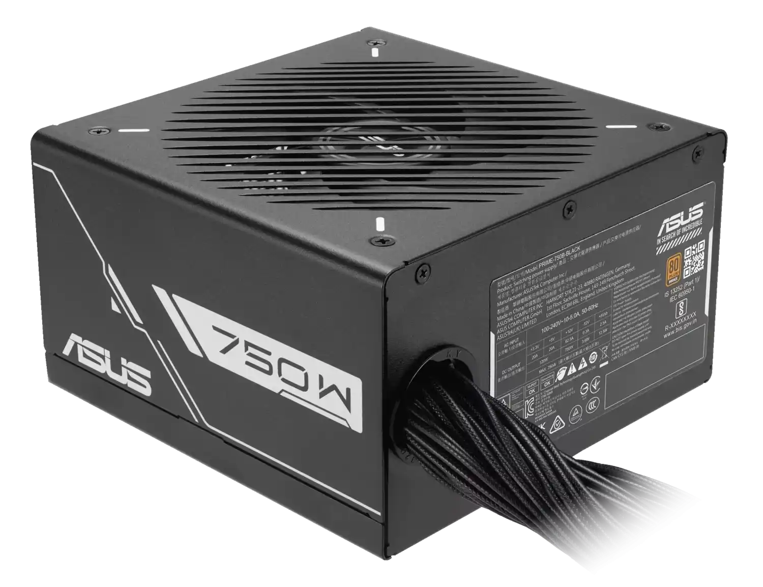 Napajanja - Napajanje ASUS 750W PRIME-750B BLACK ATX12V 80+ Bronze Modularno