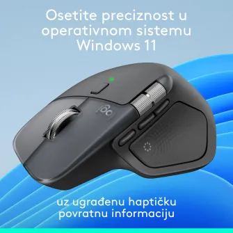 Kancelarijski miševi - Logitech MX Master 4 Graphite