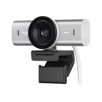 Web kamere - Logitech MX Brio 4K Ultra HD Webcam - Pale Grey