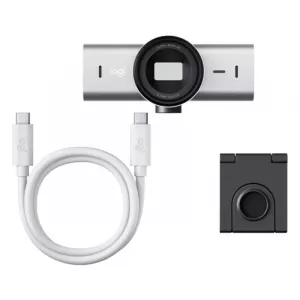 Logitech MX Brio 4K Ultra HD Webcam - Pale Grey