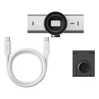 Web kamere - Logitech MX Brio 4K Ultra HD Webcam - Pale Grey