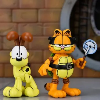 Akcione figure - TMNT (Archie Comics) x Garfield - Ultimate Garfello & Odie 2 Pack (10 cm)