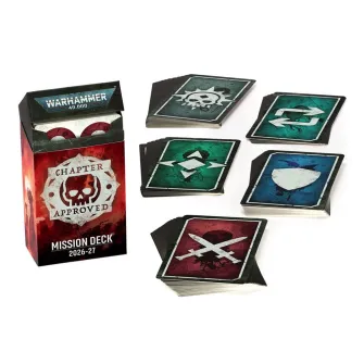 Warhammer pribor i oprema - WH40K: Chapter Approved Mission Deck 2026-2027