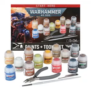 Warhammer figurice - Warhammer 40000 Paints + Tools Set
