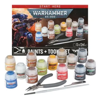 Warhammer figurice - 40K Paints + Tools