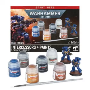 Warhammer figurice - Warhammer Space Marines Assault Intercessors + Paints