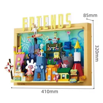 Kockice za sklapanje - Area-X SpongeBob SquarePants – Bikini Bottom 3D Decorative Frame