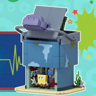 Kockice za sklapanje - Area-X SpongeBob SquarePants – Plankton's Chum Bucket