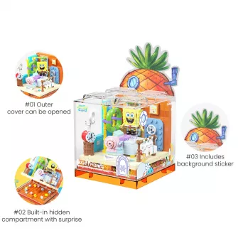 Kockice za sklapanje - Area-X SpongeBob SquarePants Good Friends – SpongeBob & Gary