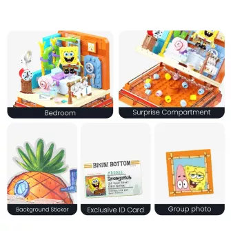 Kockice za sklapanje - Area-X SpongeBob SquarePants Good Friends – SpongeBob & Gary