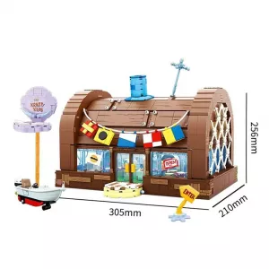 Kockice za sklapanje - Area-X SpongeBob SquarePants – Krusty Krab