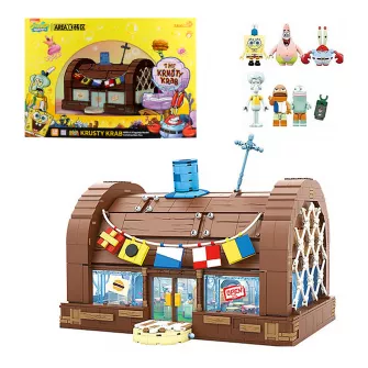 Kockice za sklapanje - Area-X SpongeBob SquarePants – Krusty Krab