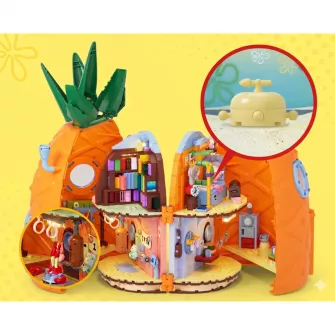 Kockice za sklapanje - Area-X SpongeBob SquarePants – Pineapple House Ultimate Version