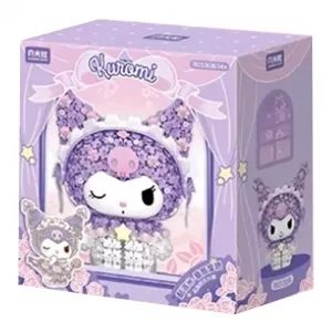 Kockice za sklapanje - Wonder Moon Sanrio Rose Garden – Kuromi Character Figure