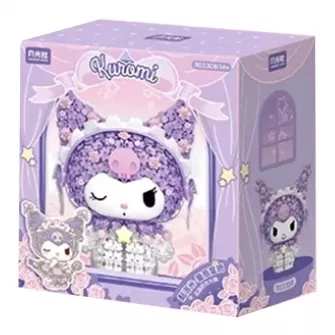 Kockice za sklapanje - Wonder Moon Sanrio Rose Garden – Kuromi Character Figure