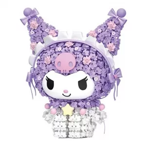Kockice za sklapanje - Wonder Moon Sanrio Rose Garden – Kuromi Character Figure