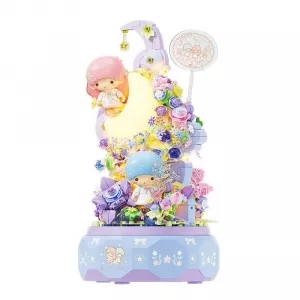 Kockice za sklapanje - Wonder Moon Sanrio Love Song Under the Moon – Flower Tower Music Box Little Twin Stars