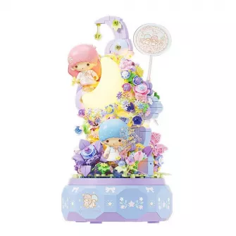 Kockice za sklapanje - Wonder Moon Sanrio Love Song Under the Moon – Flower Tower Music Box Little Twin Stars
