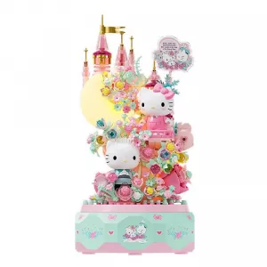 Kockice za sklapanje - Wonder Moon Sanrio Love Song Under the Moon - Flower Tower Music Box Hello Kitty