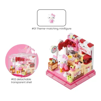 Kockice za sklapanje - Area-X Sanrio Street Shop Series – Hello Kitty Dessert Story