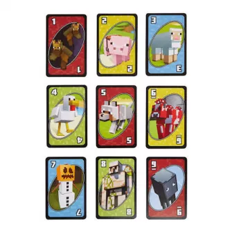 Društvene igre - Board Game Mattel UNO - Minecraft - Card Game