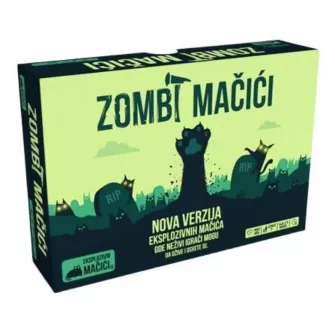 Društvene igre - Board Game Eksplozivni Mačići - Zombi Mačići
