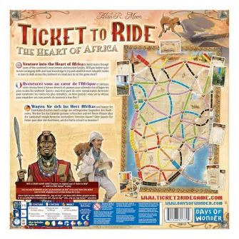 Društvene igre - Board Game Ticket To Ride - The Heart of Africa (Eng)