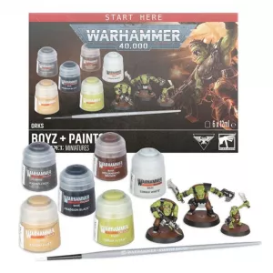 Warhammer Starter paketi - Orks + Paints 11ed