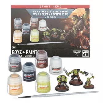 Warhammer Starter paketi - Orks + Paints 11ed