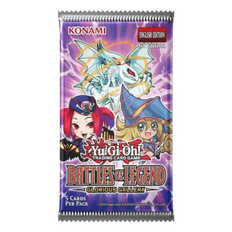 Kolekcionarske kartice - Yu-Gi-Oh! TCG: Battles of Legend: Glorious Gallery Booster Pack (single pack)