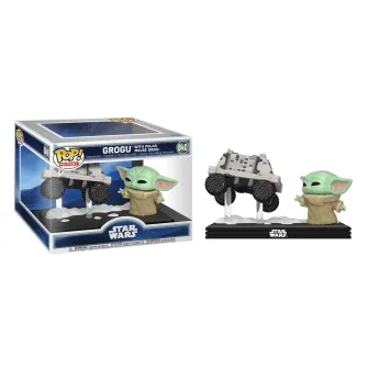 Funko POP! Figure - Funko POP! Moments: Mandalorian & Grogu S2 - Grogu w/Polar Mouse Droid