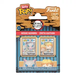 Funko Bitty POP!: Demon Slayer - Inosuke & Zenitsu 2PK