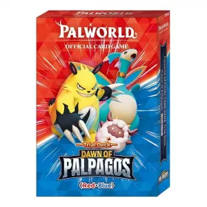 Kolekcionarske kartice - Palworld TCG: Trial Deck Palworld TD01 Dawn of Palpagos Red-Blue (Single pack)