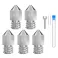 Neptune 4 Plus/4 MAX Multi-size hardened steel nozzle pack (3pcs 0.4mm, 1pc 0.6mm, 1pc 0.8mm)