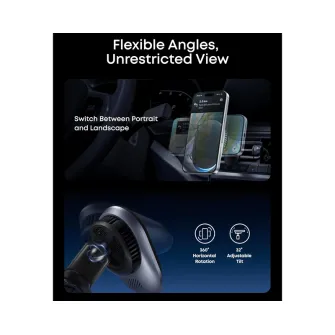Auto punjači - Prime 25W MagGo bežični + auto punjač sa USB-C M/M kablom, crni 